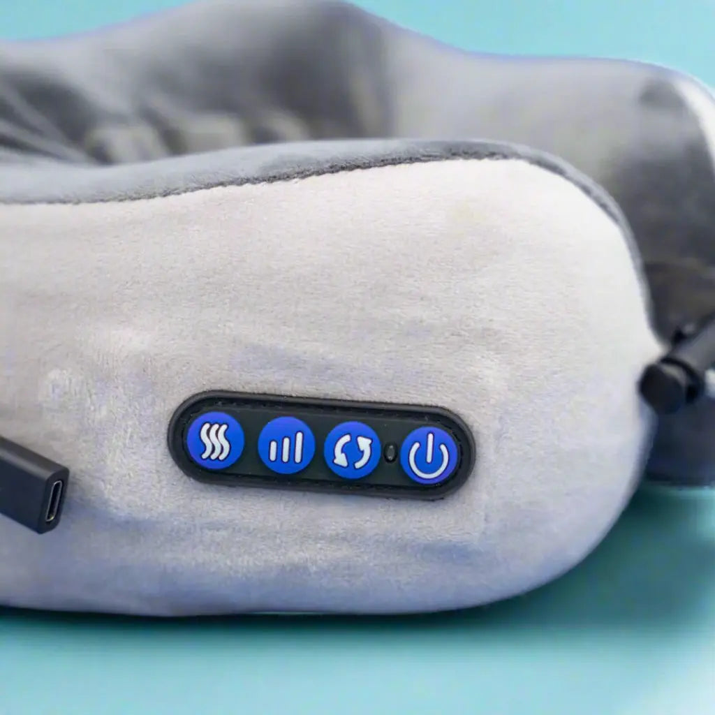TheraWells Travel Pillow | Masajeador Shiatsu