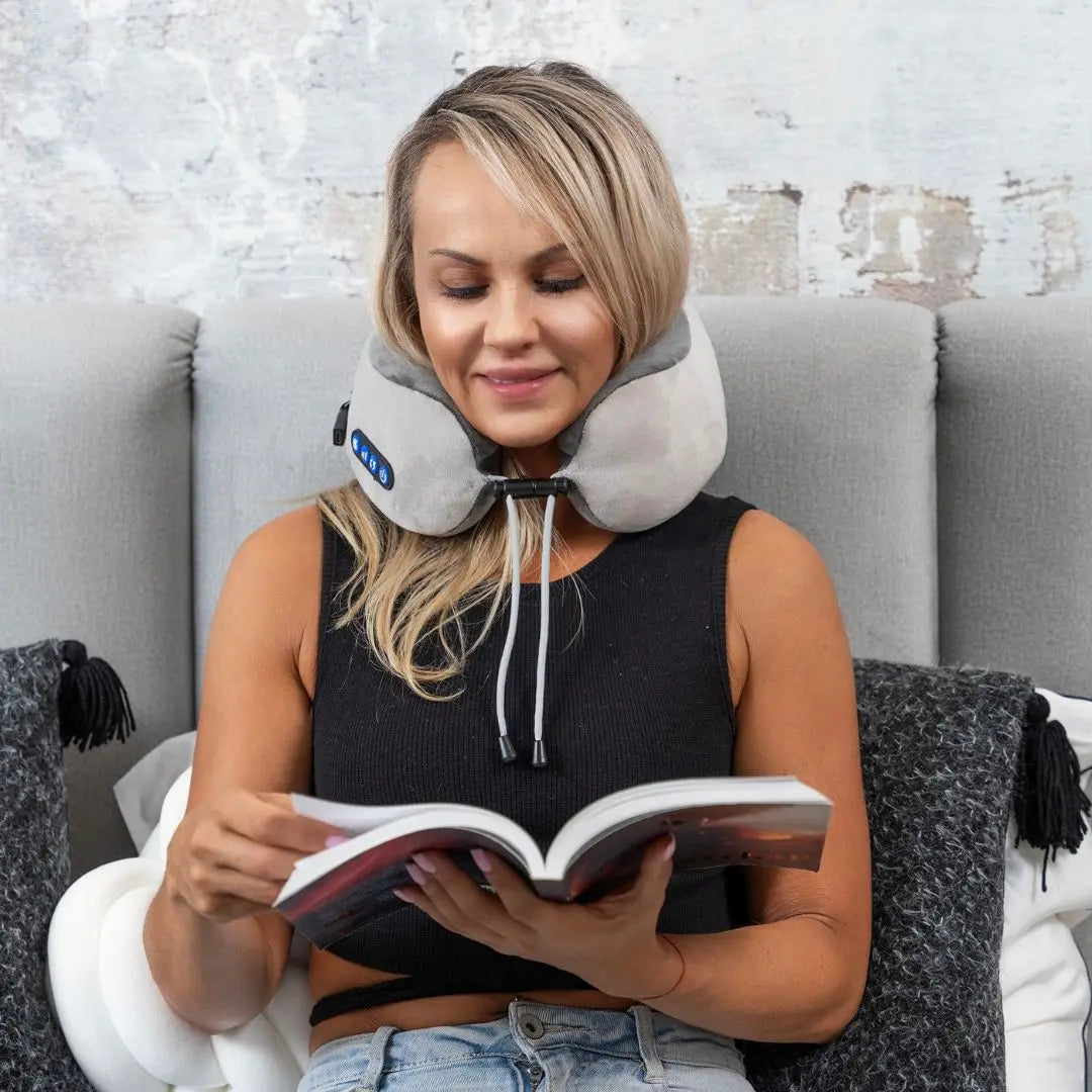 TheraWells Travel Pillow | Masajeador Shiatsu
