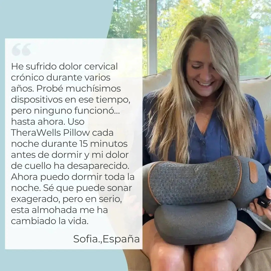 TheraWells Back Pillow | Masajeador de tracción