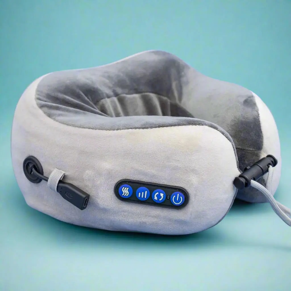 TheraWells Travel Pillow | Masajeador Shiatsu